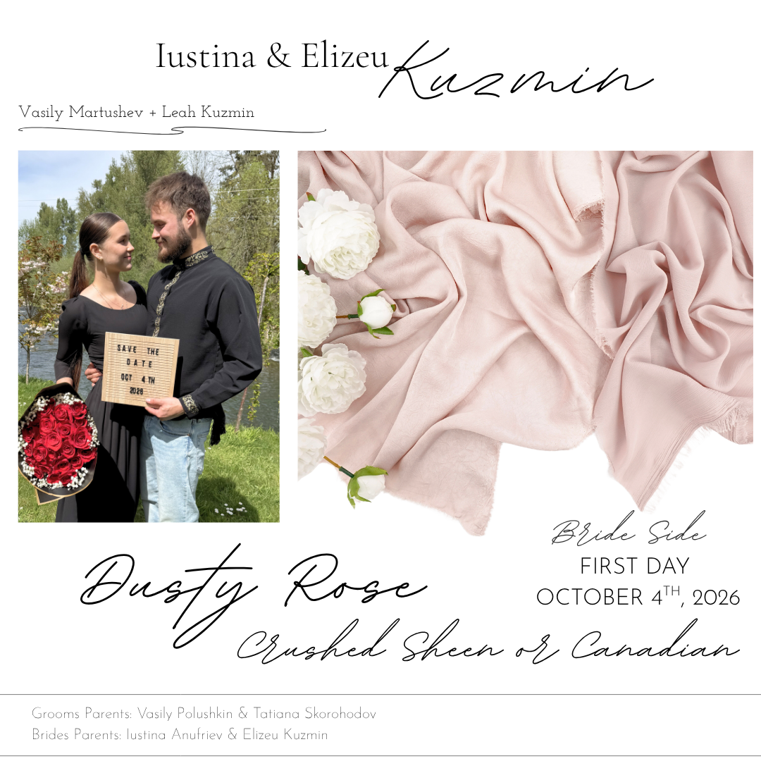 Iustina Anufriev & Elizeu Kuzmin First Day