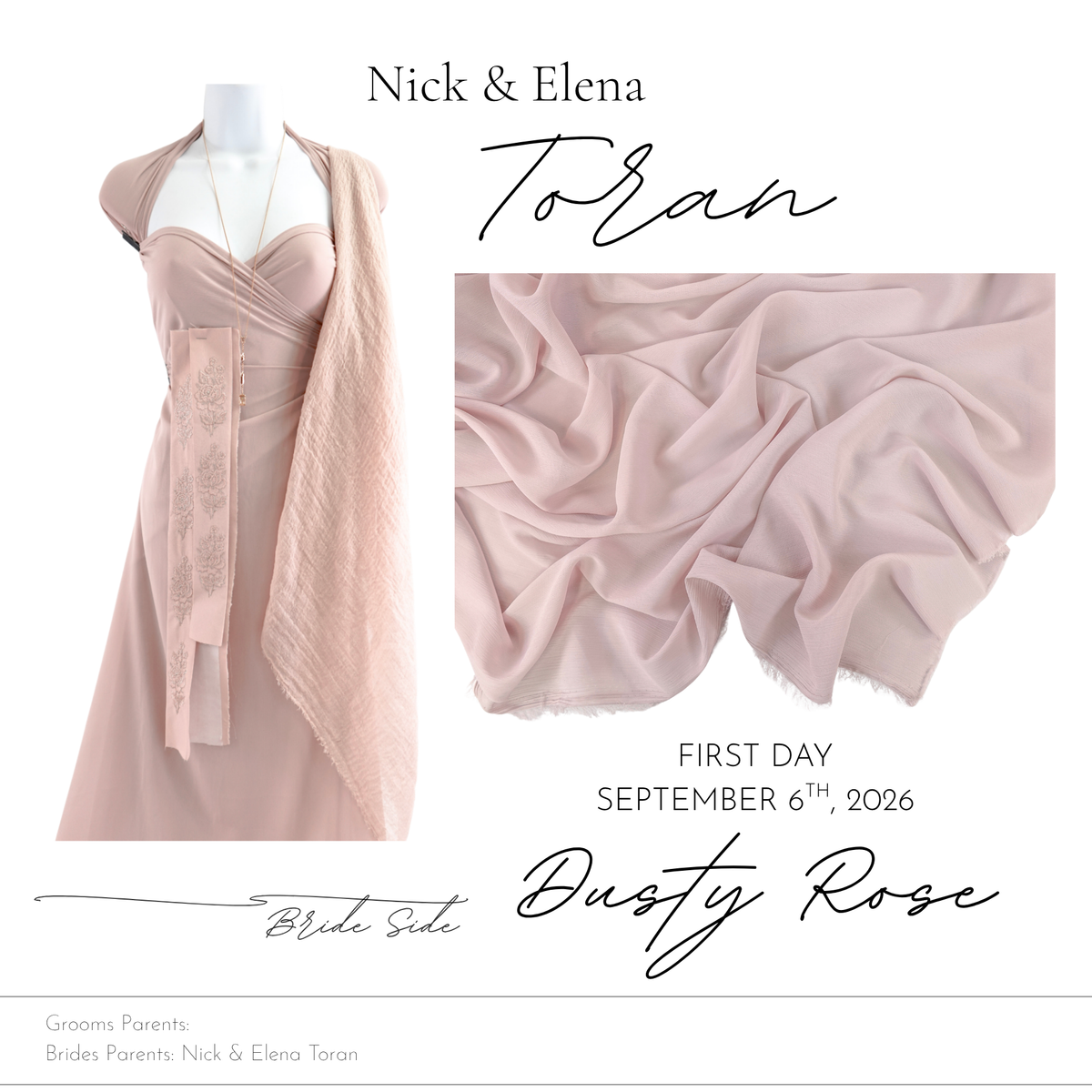 Nick & Elena Toran First Day