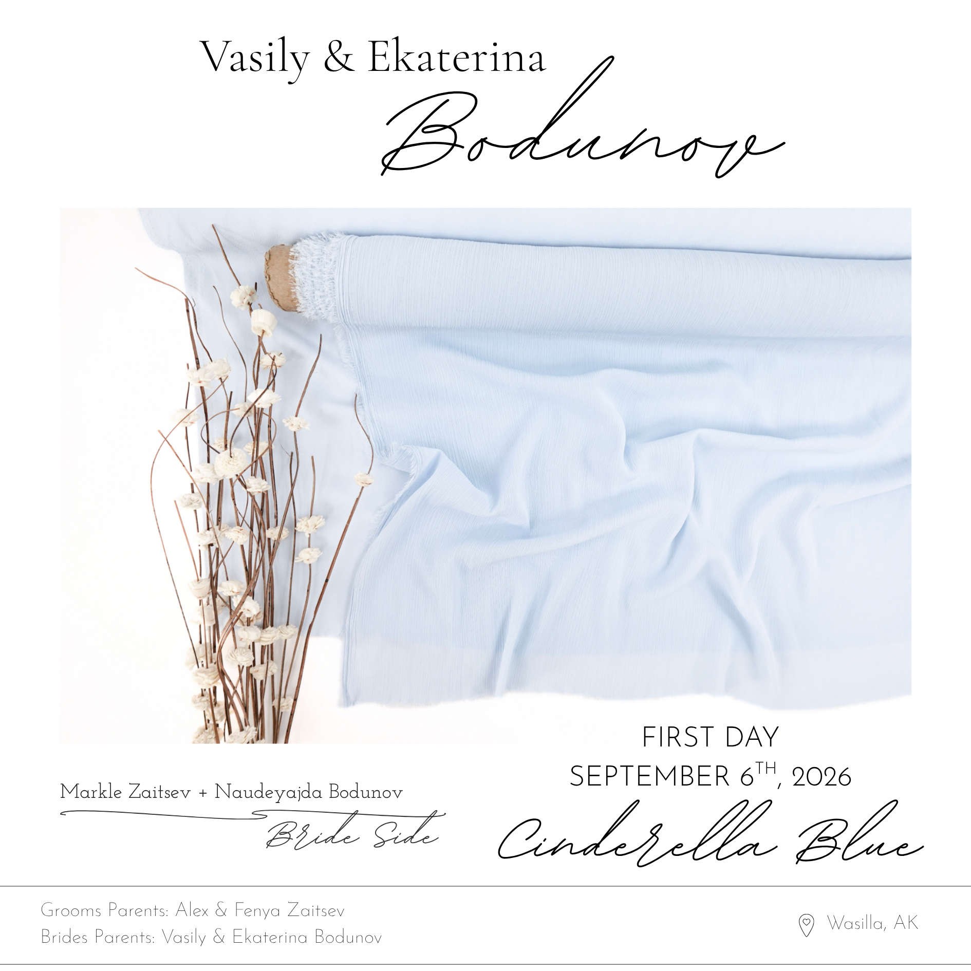 Vasily & Ekaterina Bodunov First Day