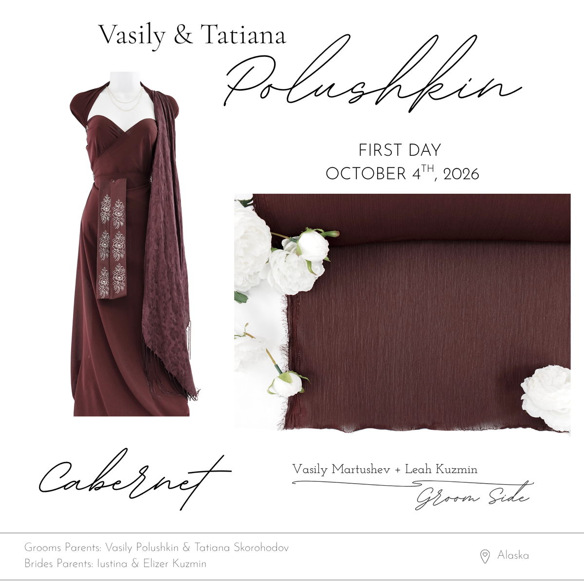 Vasily & Tatiana Polushkin First Day