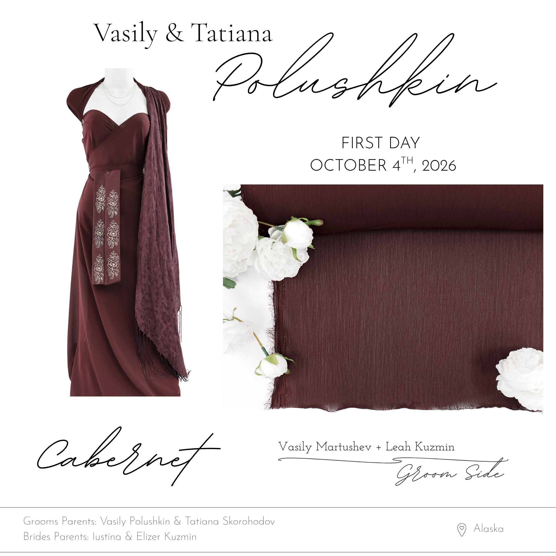 Vasily & Tatiana Polushkin First Day