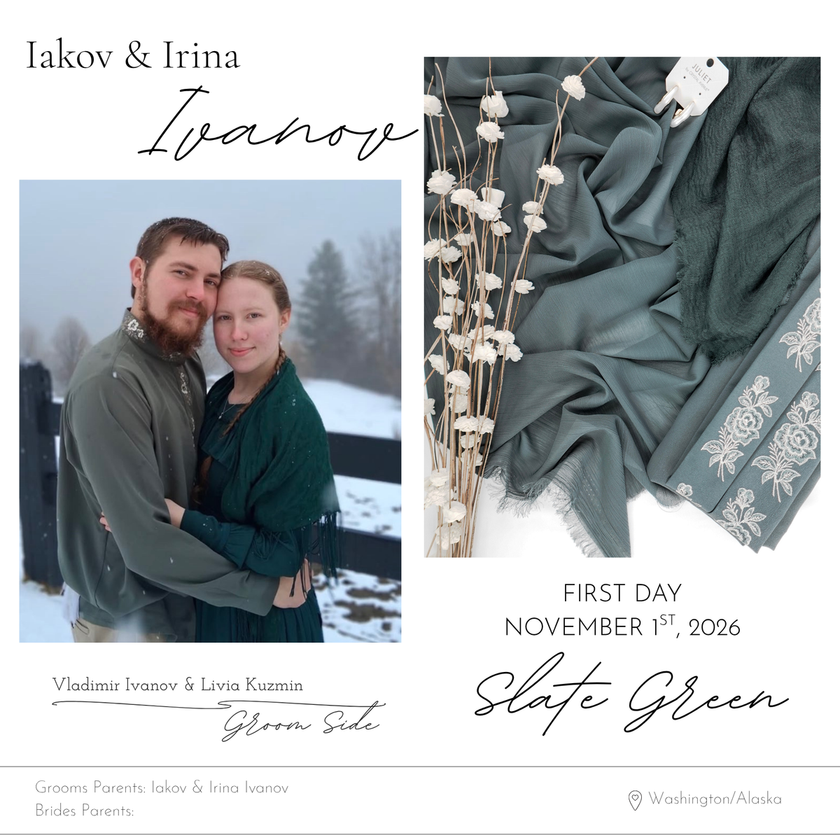 Iakov & Irina Ivanov First Day