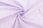 Purple 100% Cotton Swiss Dot