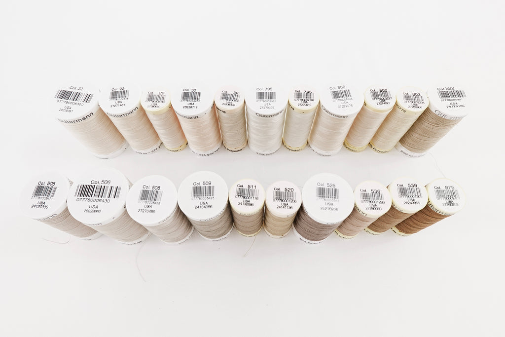 Thread Creams, Tans, Browns