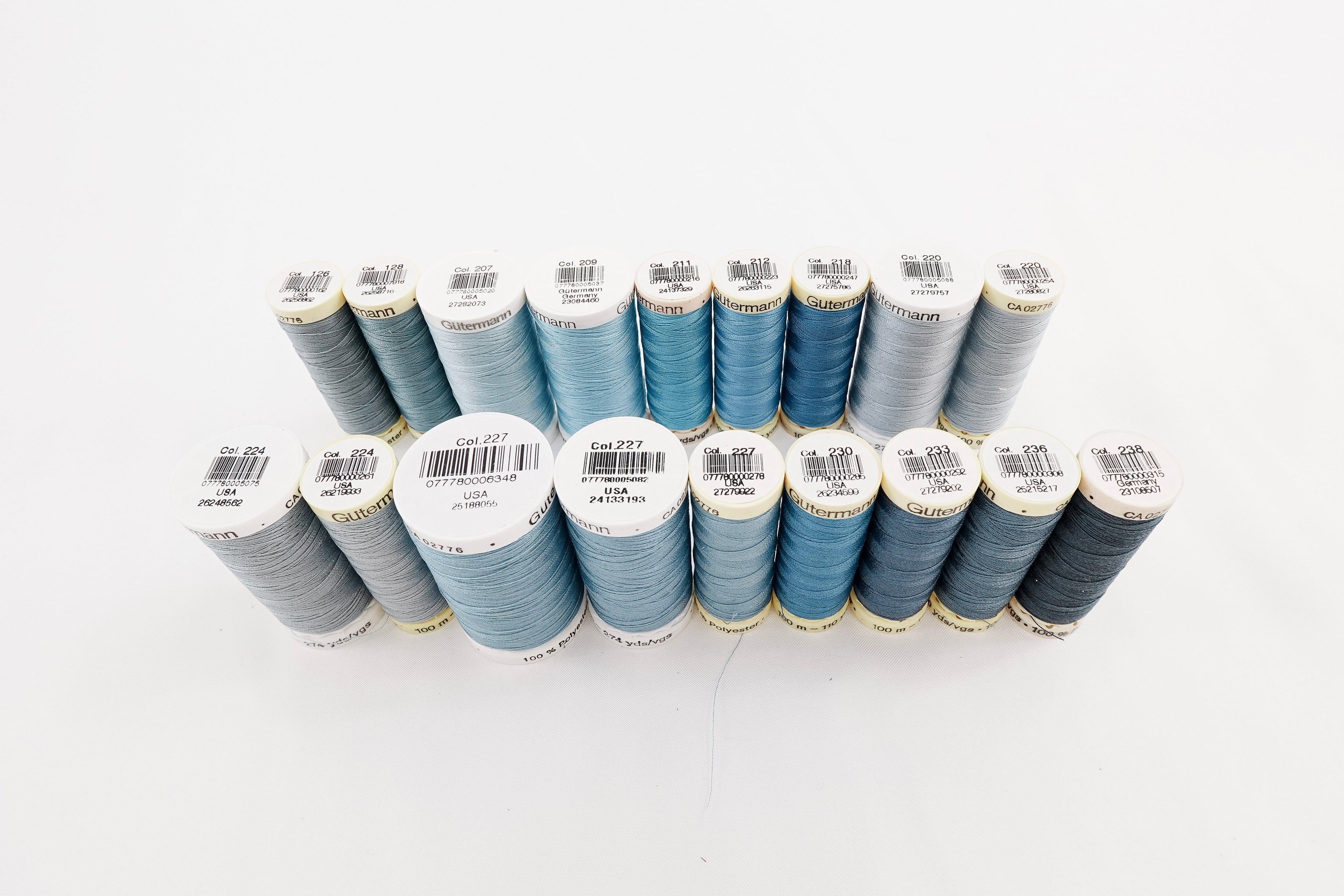 Gutermann Thread Muted Blues