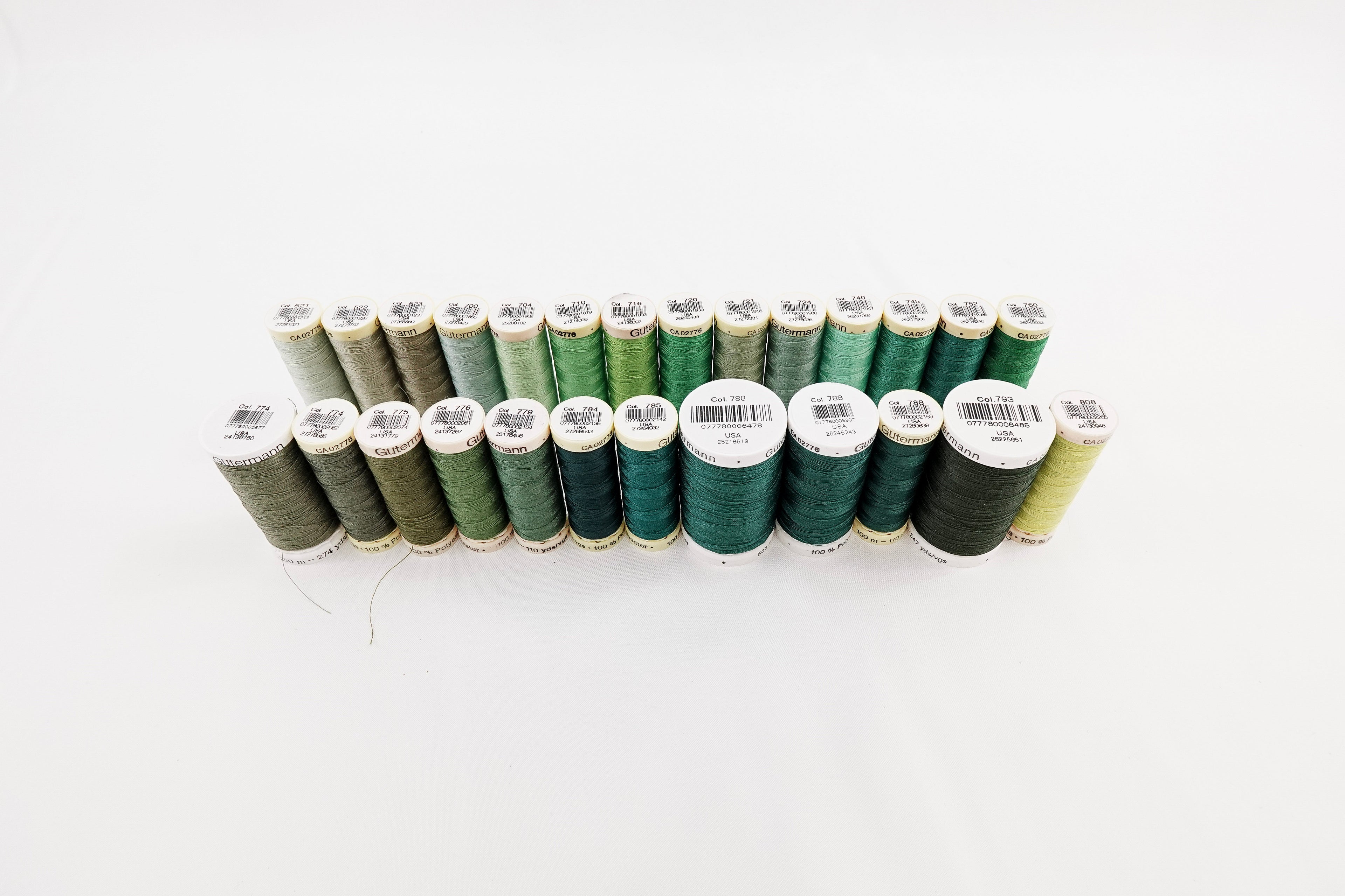 Gutermann Thread Greens