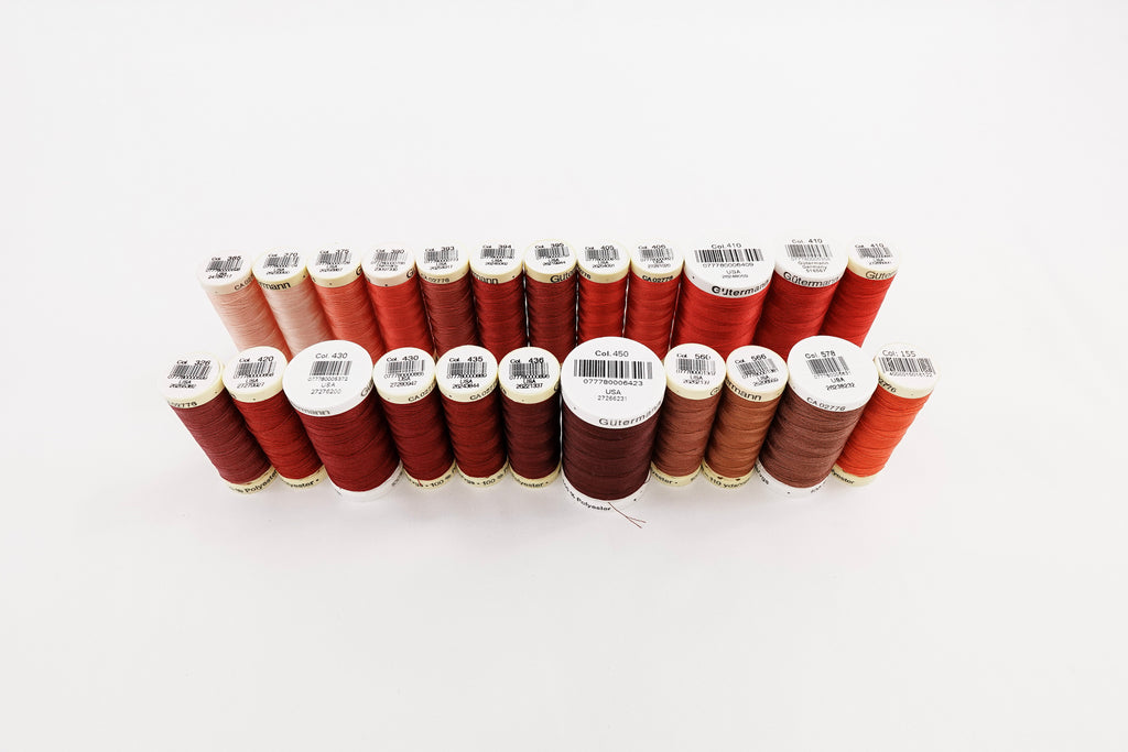 Gutermann Thread Corals & Reds
