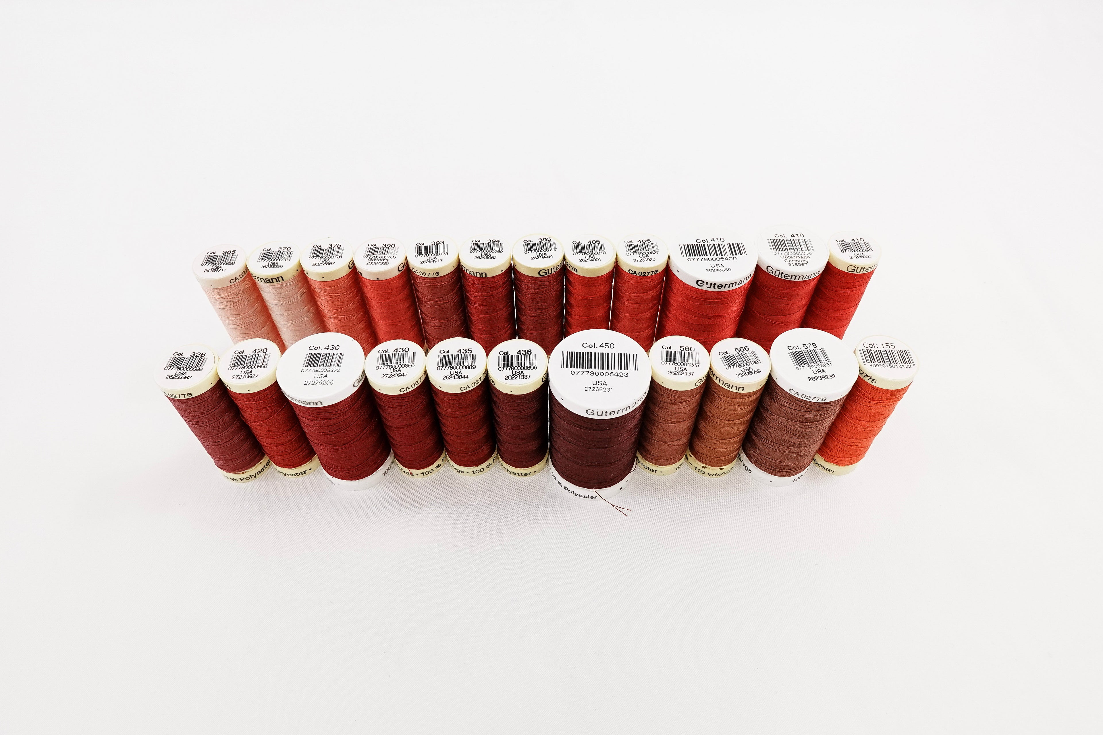 Gutermann Thread Corals & Reds