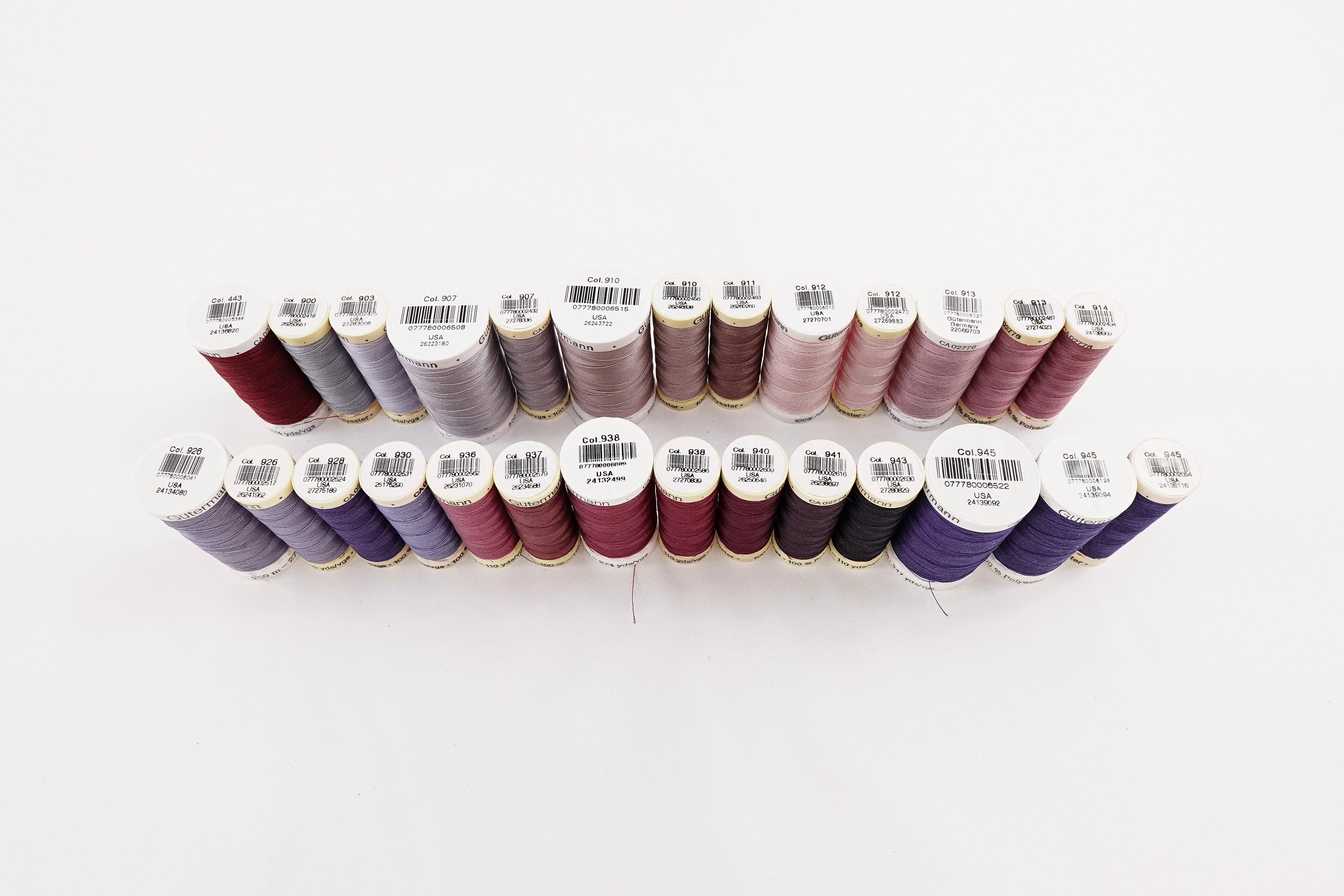 Gutermann Thread Magentas & Purples