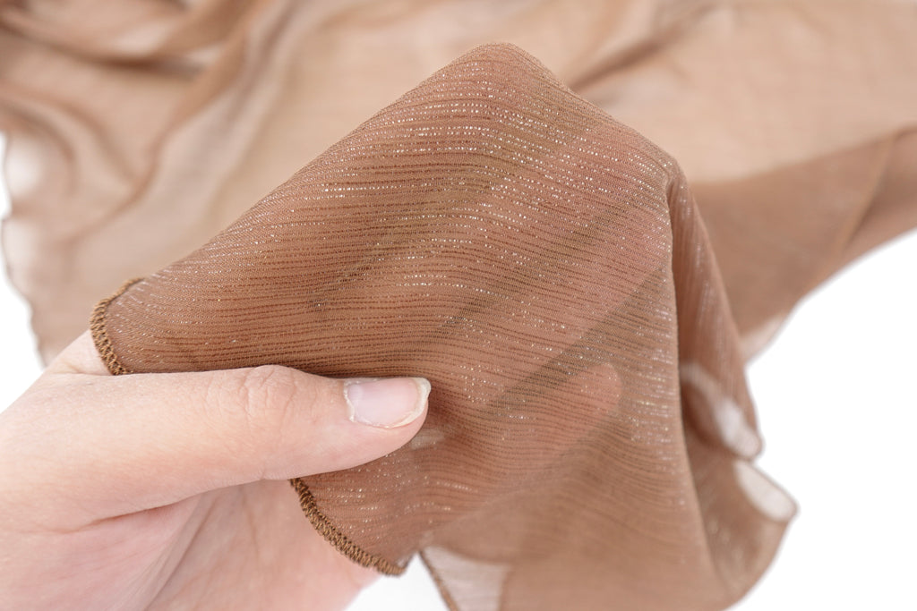 Saddle Triangle Shimmer Scarf