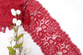 Burgundy 8" Lace