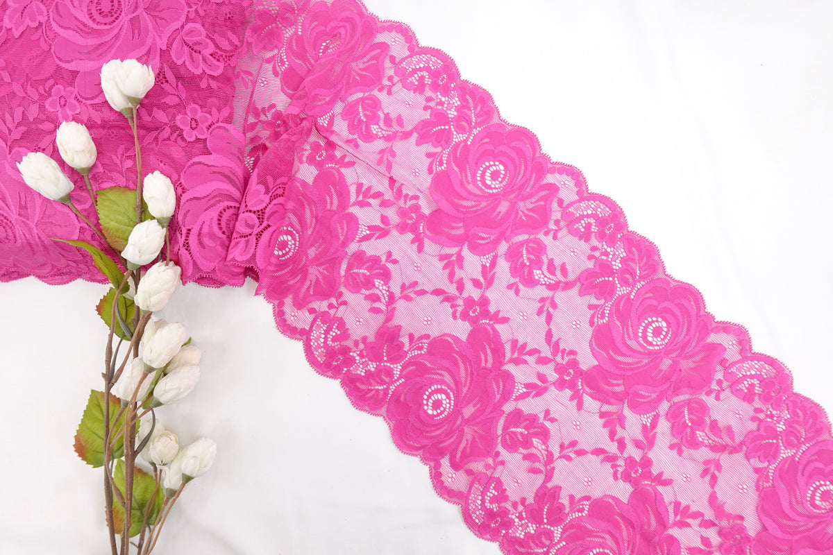 Magenta 10.5" Lace