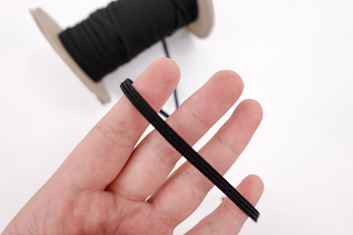Black 4mm Ties