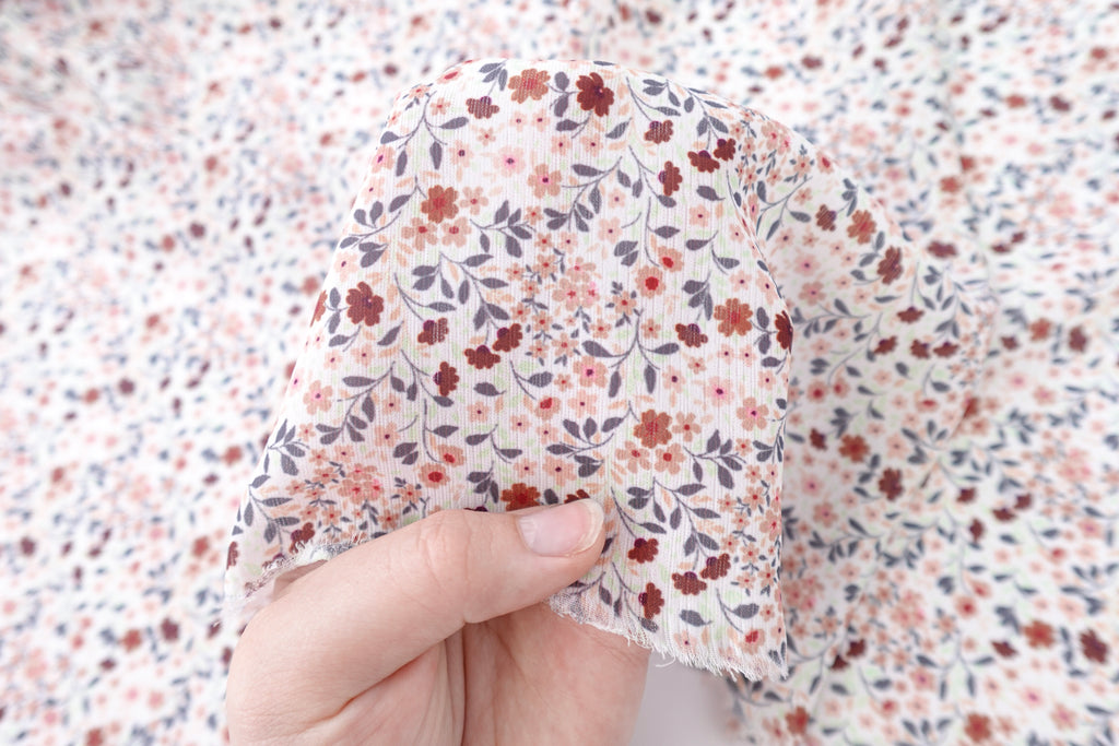 Red Brown & Pink Canadian Feel Print