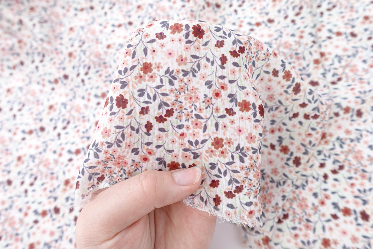 Red Brown & Pink Canadian Feel Print