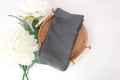 Asphalt Solid Square Scarf