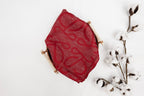 Cranberry Soft and Shiny Church Scarf