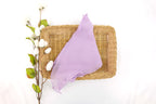 Orchid Bloom Thin Triangle Scarf