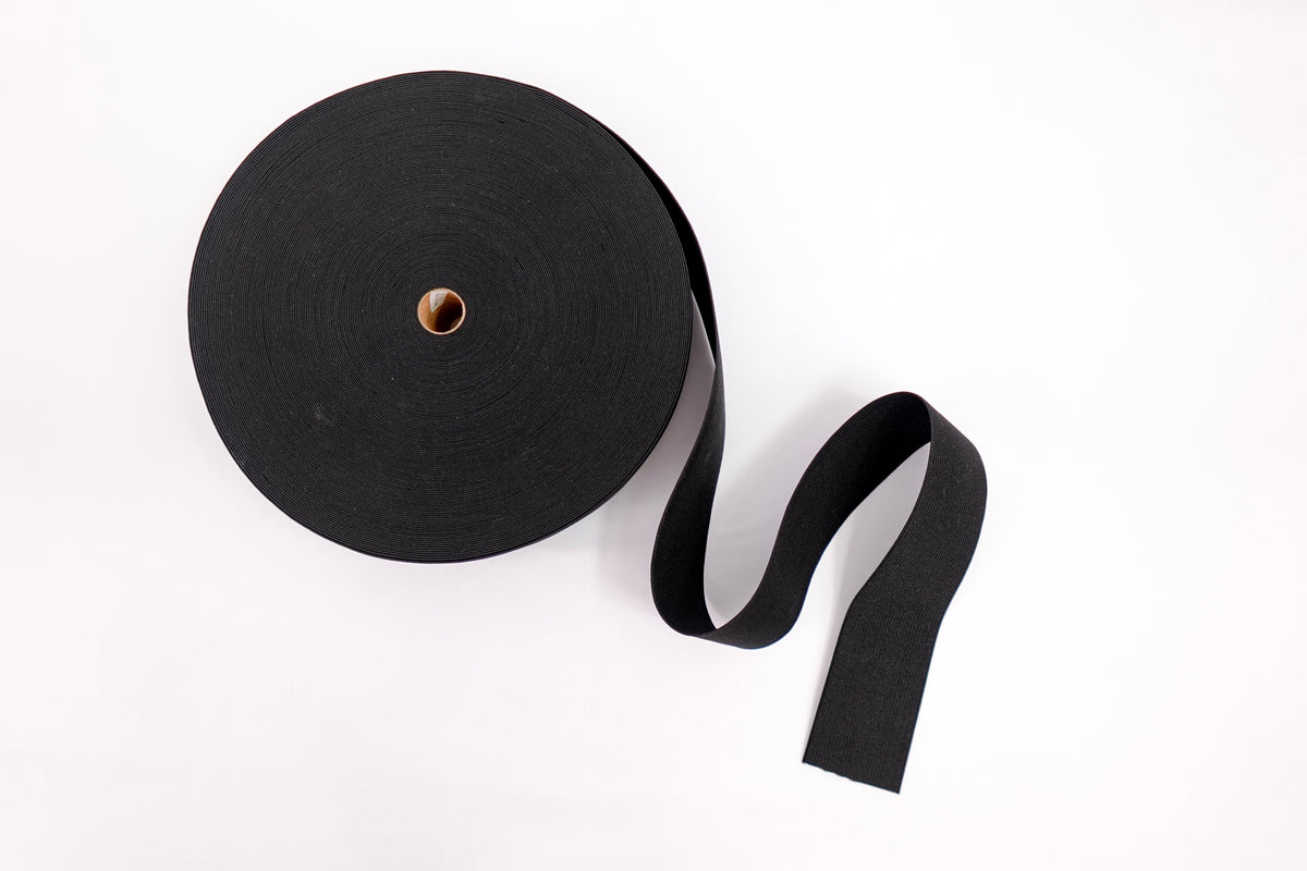 Black 2" Waistband Elastic