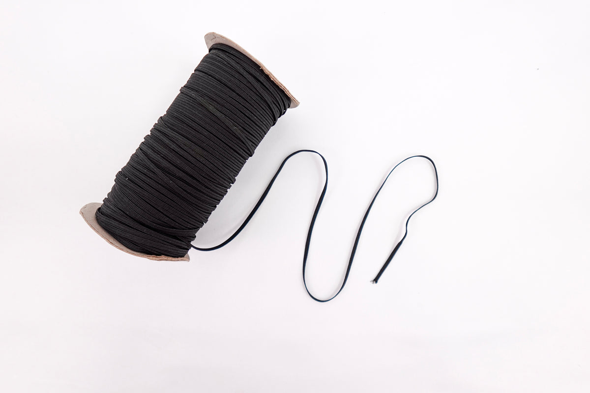 Black 3mm Elastic