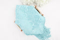Tiffany Blue Tone On Tone Church Scarf with Fringe