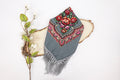 Storm Blue Russia Style Church Scarf