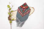 Storm Blue Russia Style Church Scarf