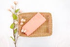 Neon Coral Gauze Scarf