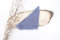 Dusk Blue Thin Triangle Scarf