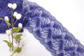 Navy 8" Lace