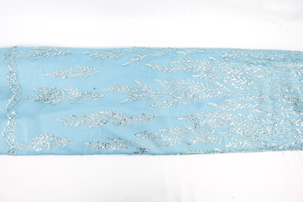 Opal Glitter & Sequin Bridal Lace