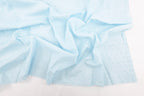 Bright Blue 100% Cotton Swiss Dot