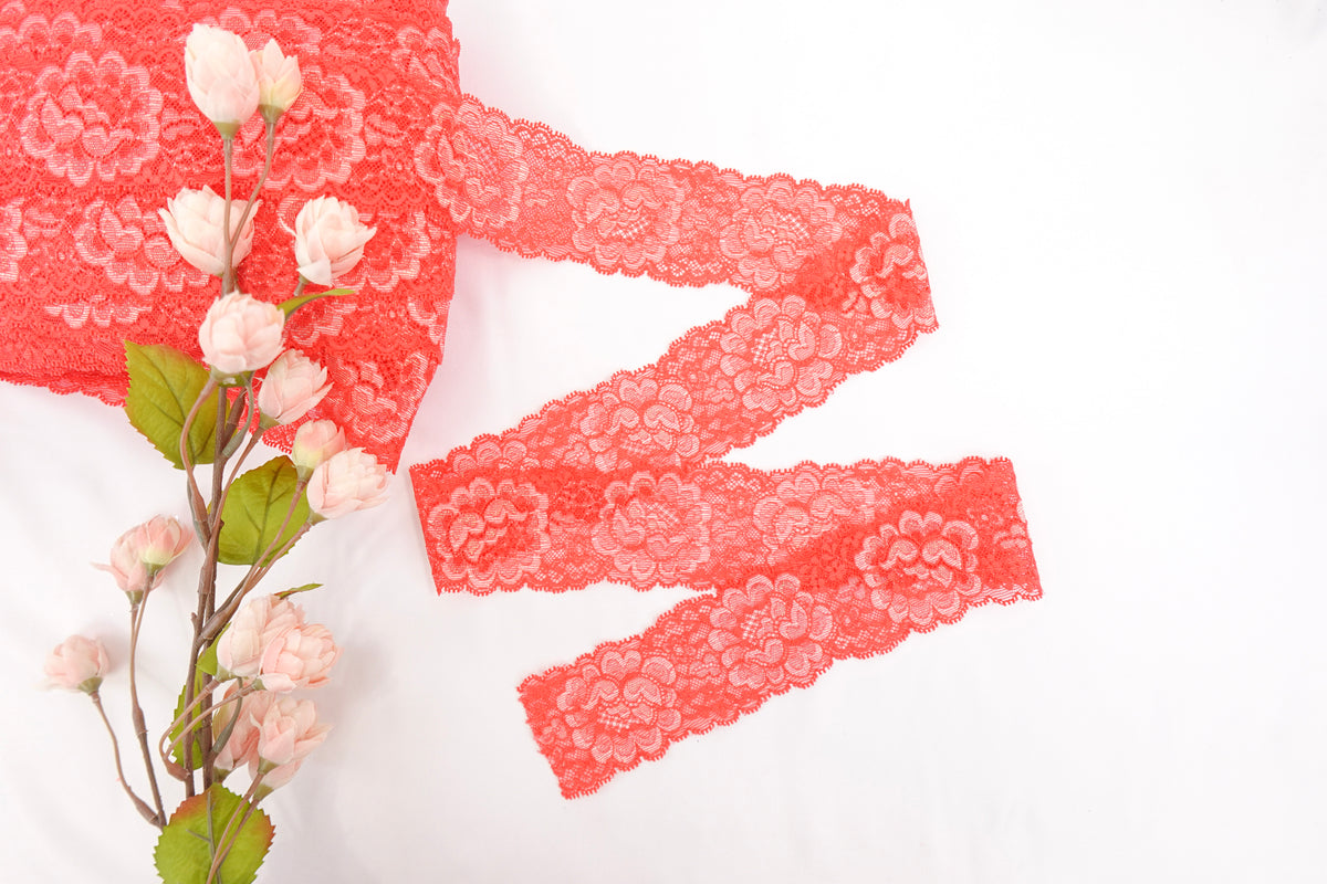Coral 2.5" Lace Trim