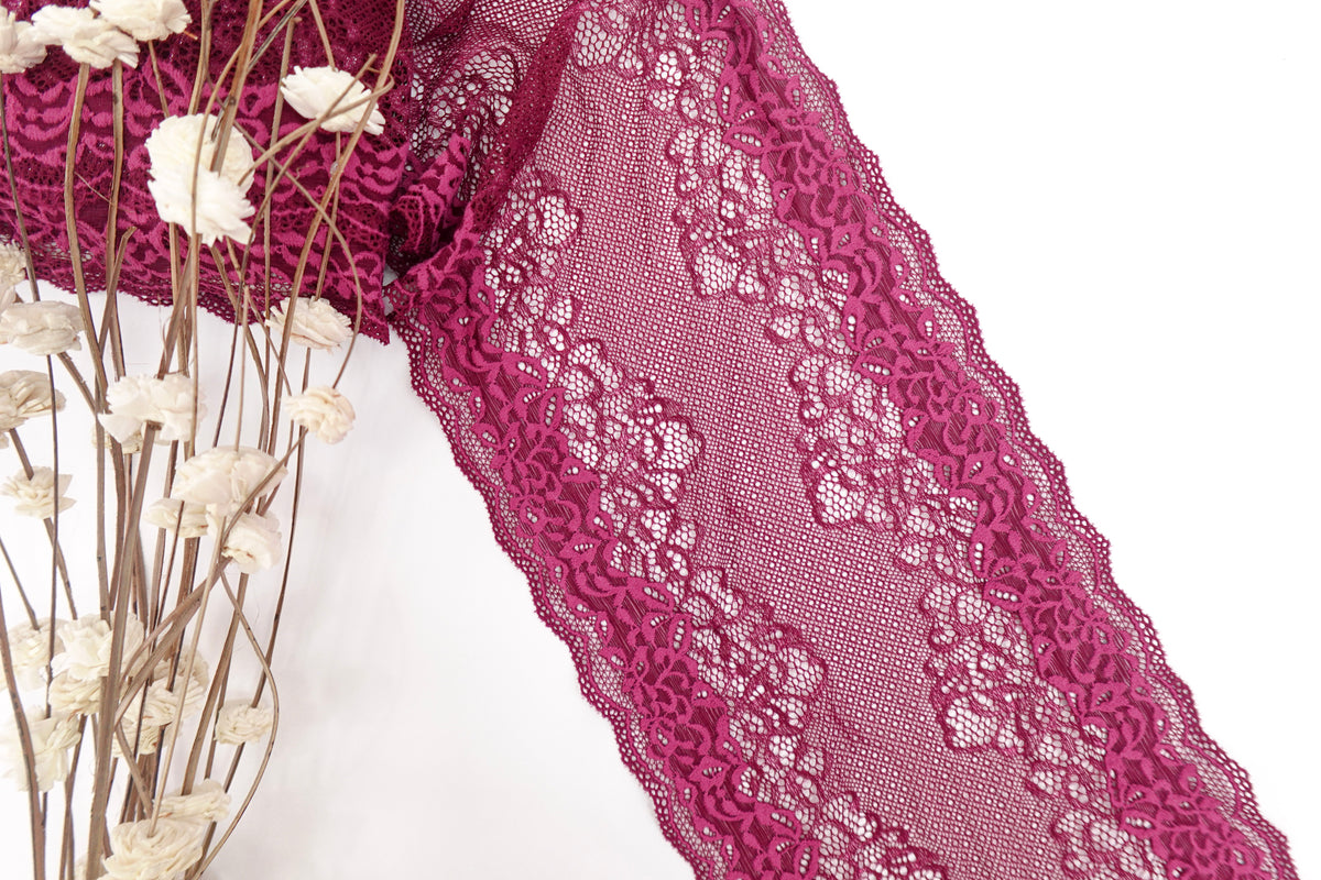 Magenta 8.75" Lace