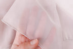 Pearl Lilac Shiny Triangle Scarf