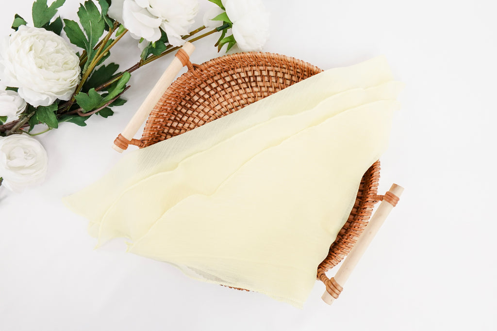 Sunshine Yellow Solid Triangle Scarf