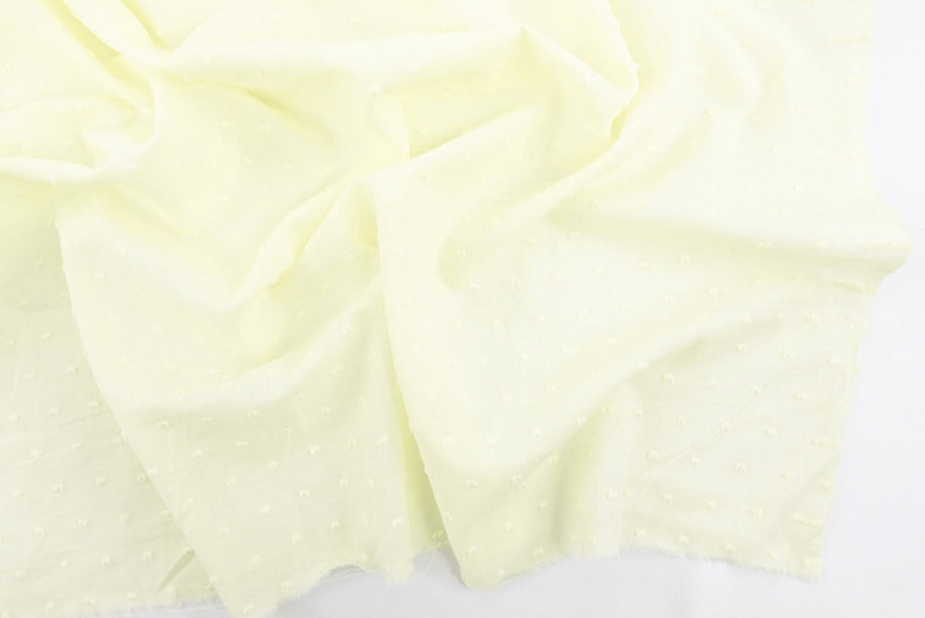Daffodil 100% Cotton Swiss Dot