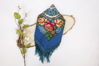 Bright Blue Russia Style Church Scarf