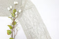 Silver 9.25" Lace