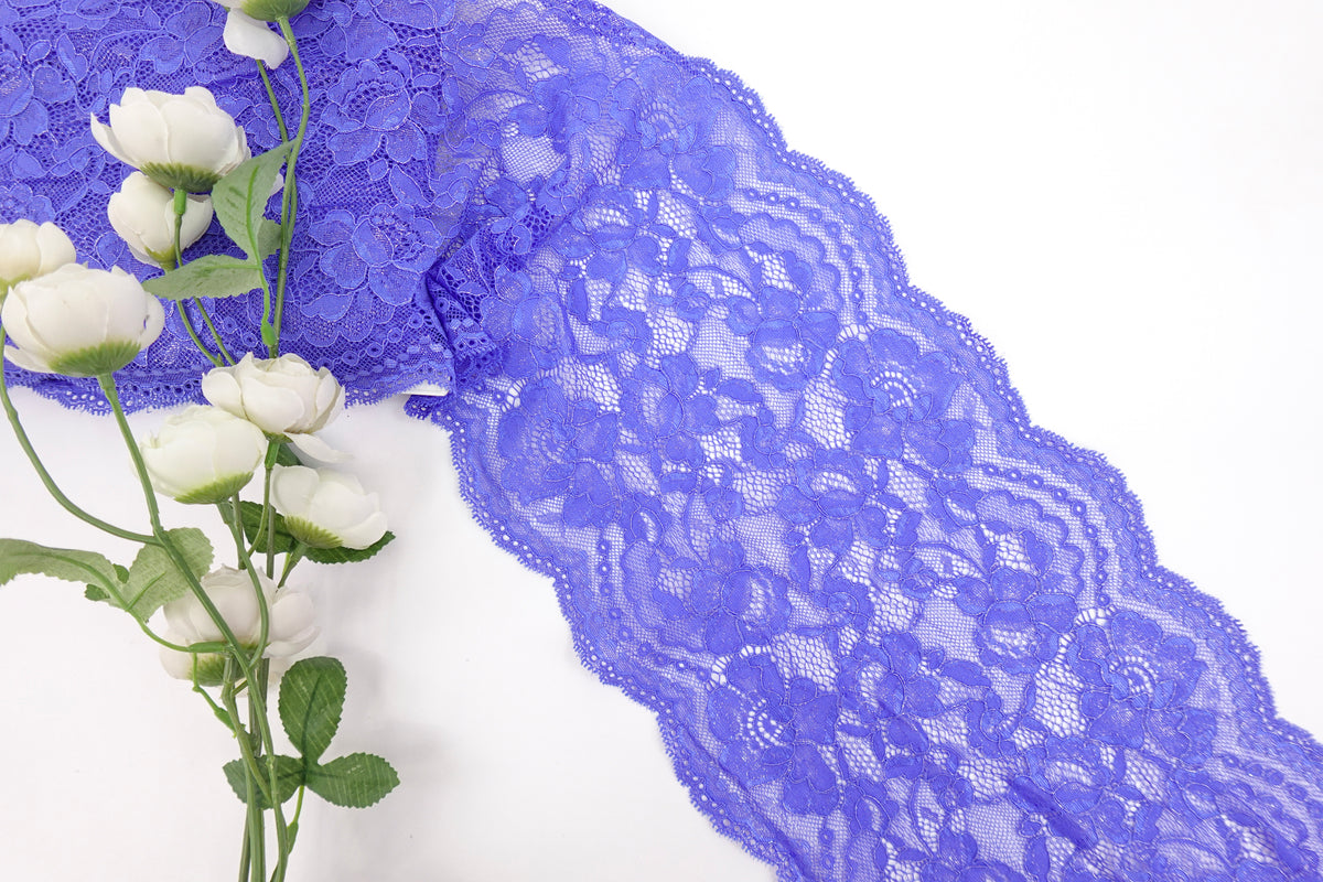 Light Royal Blue 9" Lace