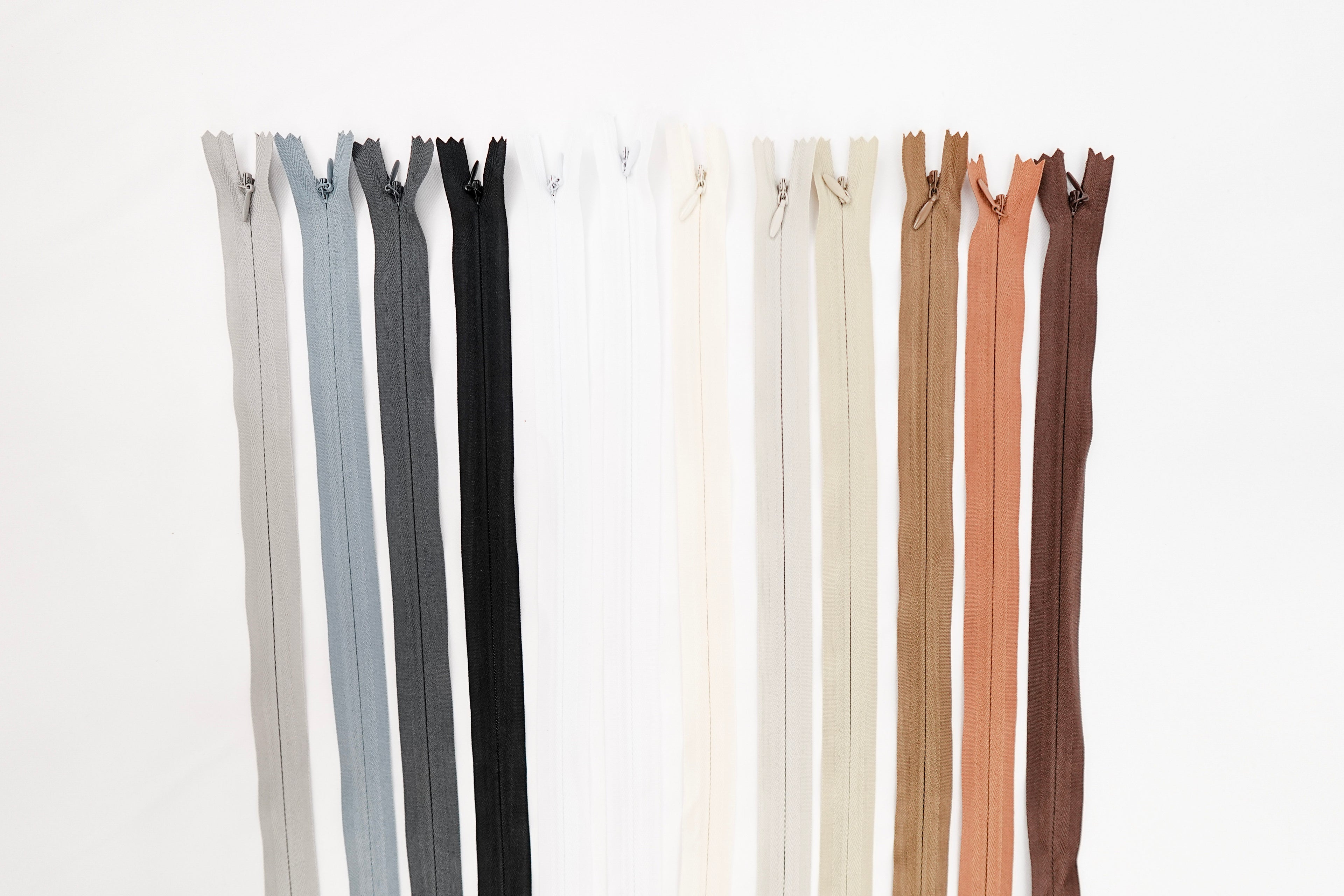 Invisible Zippers Neutrals