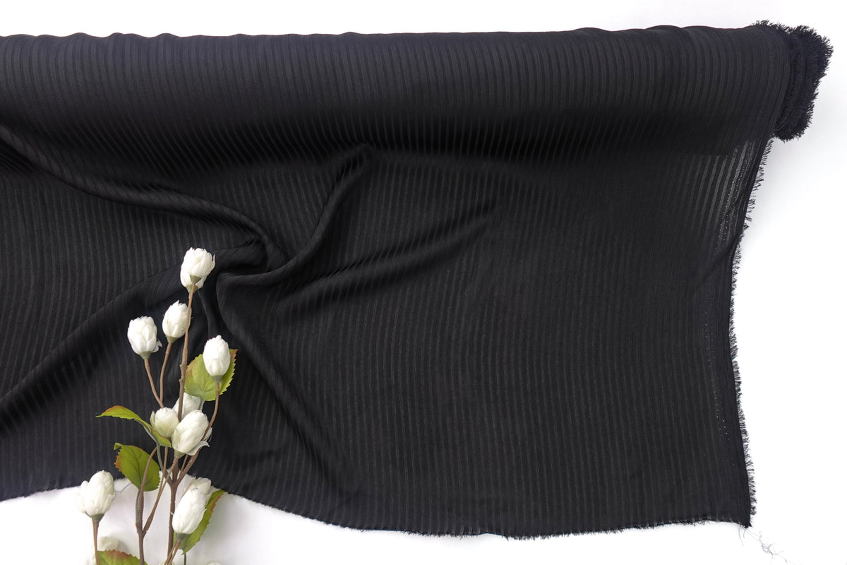 Black Pinstripe Sheen