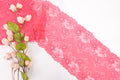 Hot Pink 8" Lace