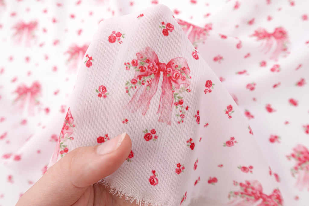 Aurora Pink Bows Canadian Feel Print