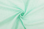 Spring Mint 100% Cotton Swiss Dot