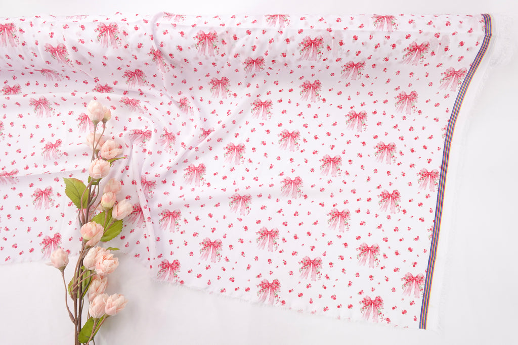 Aurora Pink Bows Canadian Feel Print
