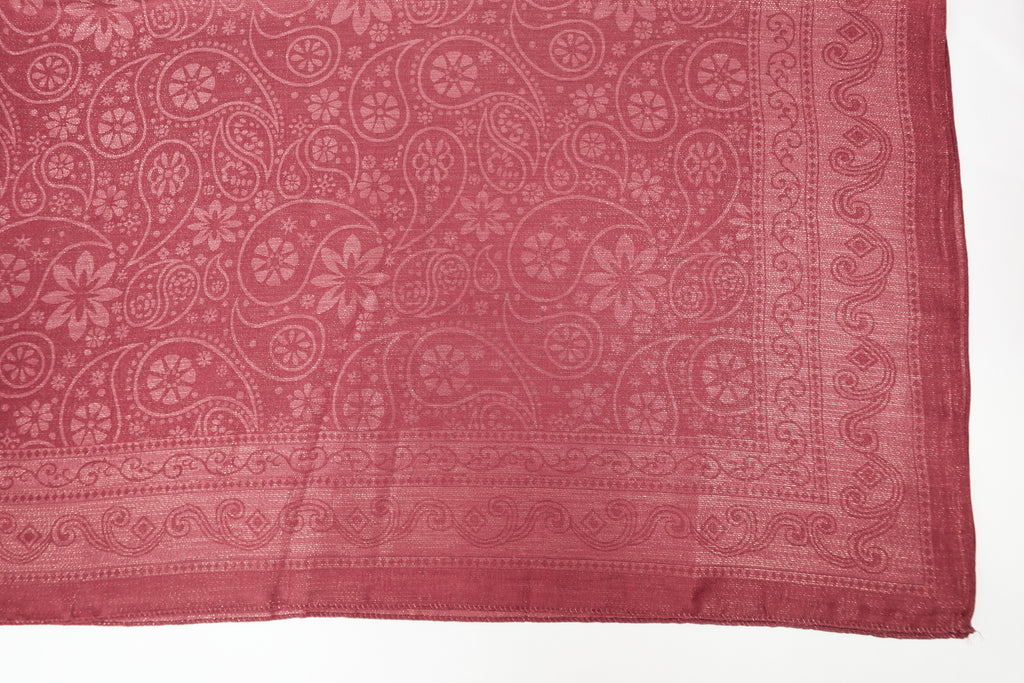 Garnet Soft and Shiny Church Scarf