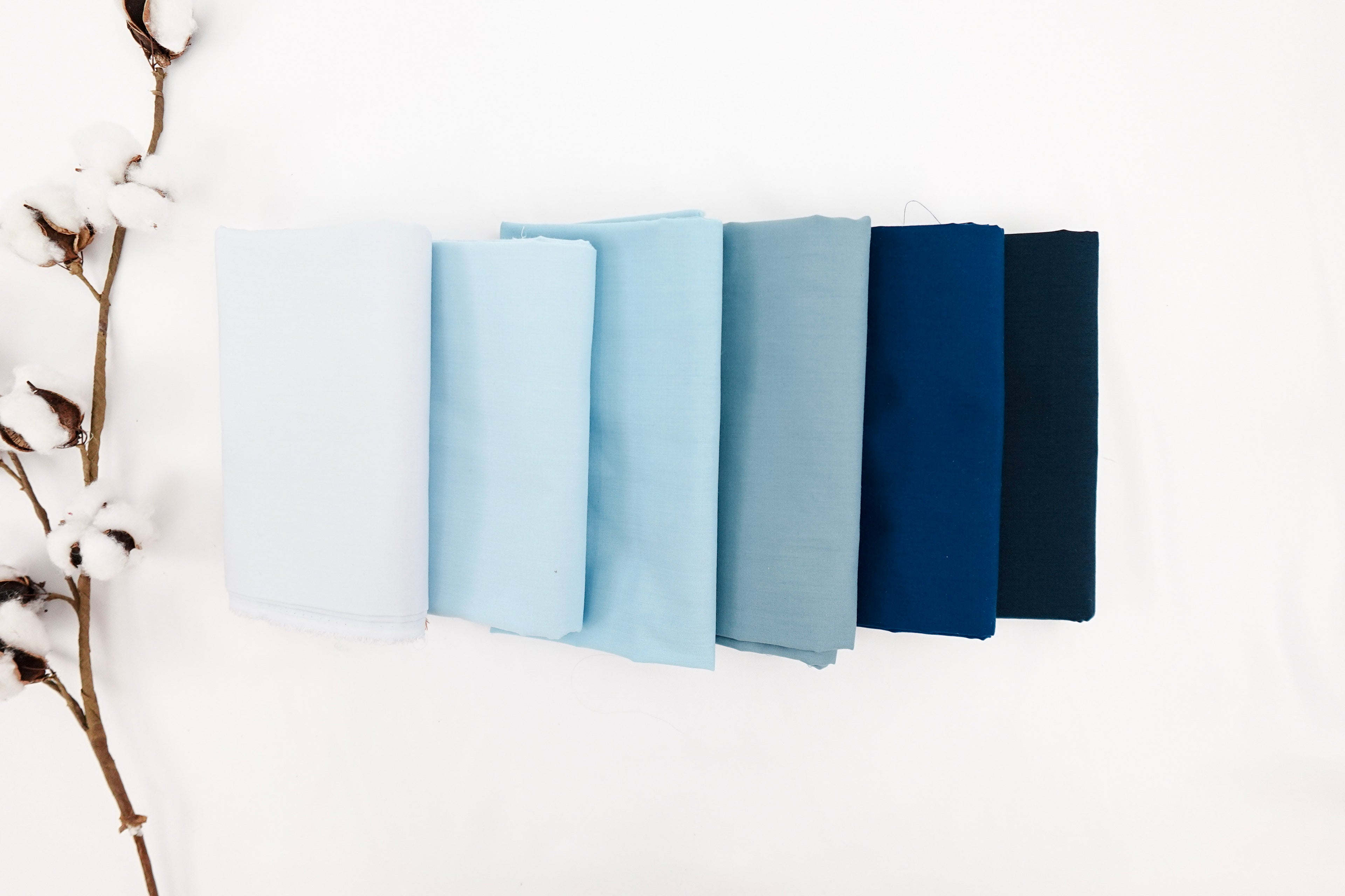 Broadcloth Muted Blues