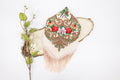 Cream Russia Style Church Scarf