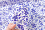 Royal Blue Canadian Feel Print